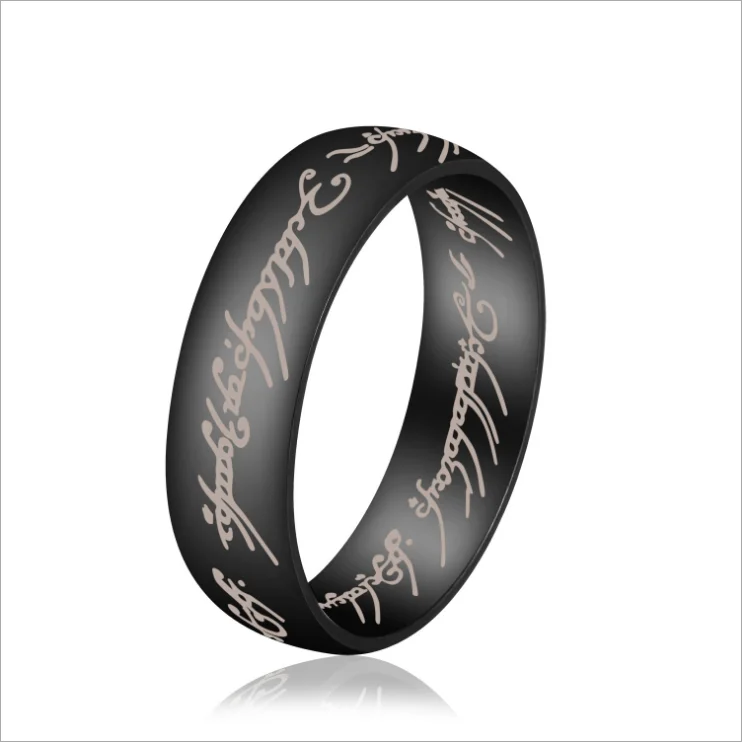 

2021 Lord of the Rings Star personalized stainless steel ring