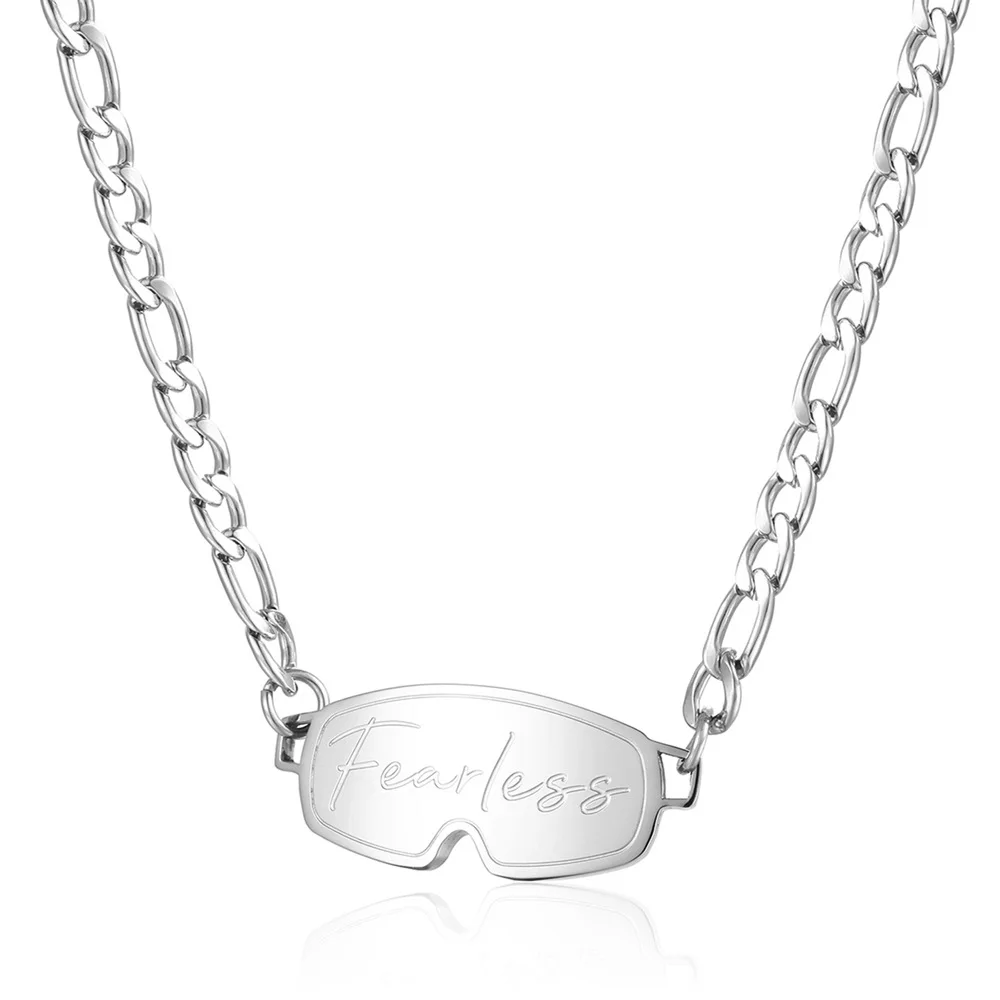 

Energinox Stainless Steel Trendy Hip Hop Ski Mask Sports Style Pendant