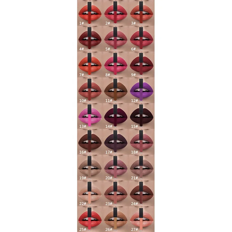 

Private Label Cosmetics Waterproof Longlasting Matte Liquid Lipstick