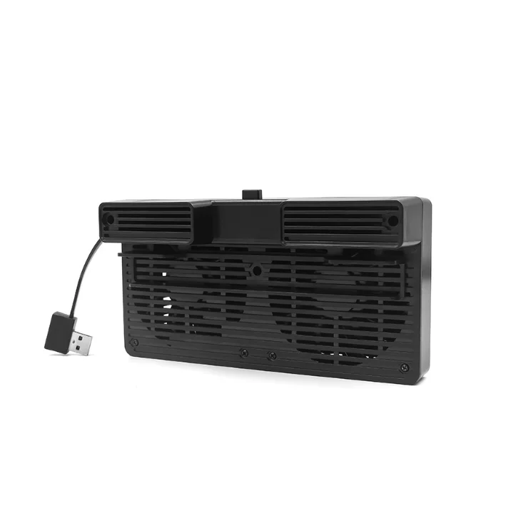

For Nintendo Switch Fan Cooling External Radiator Fan for Nintendo Switch Dock Cooler Cooling Fan Console Station, Black