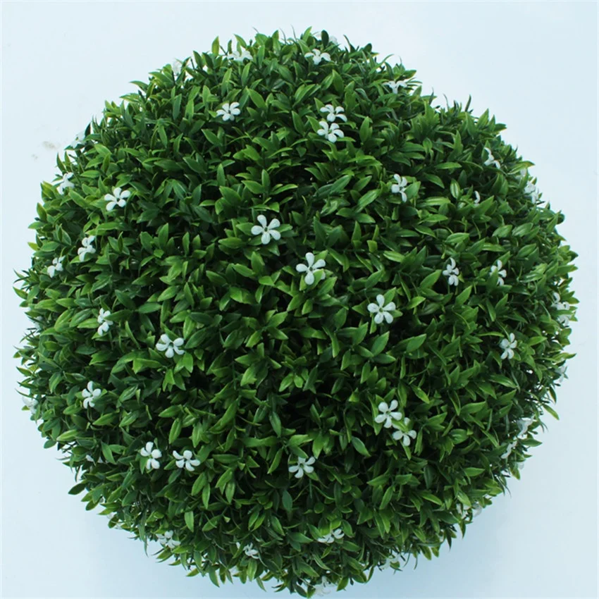 Outdoor Artificial Boxwood Grass Ball Cedar Sphere For Garden ...