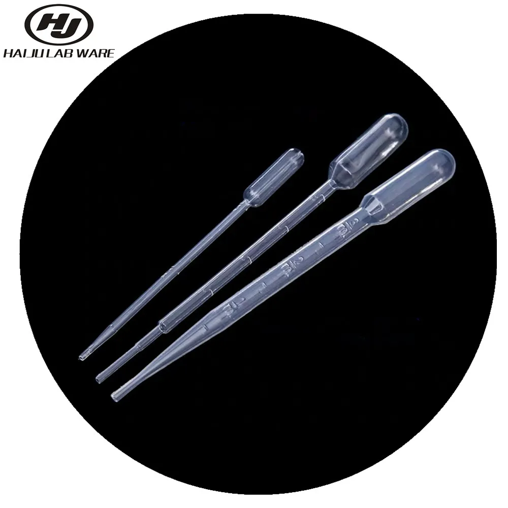 Haiju Lab Disposable Plastic Transfer Pipette Sterile Pasteur Pipette 0