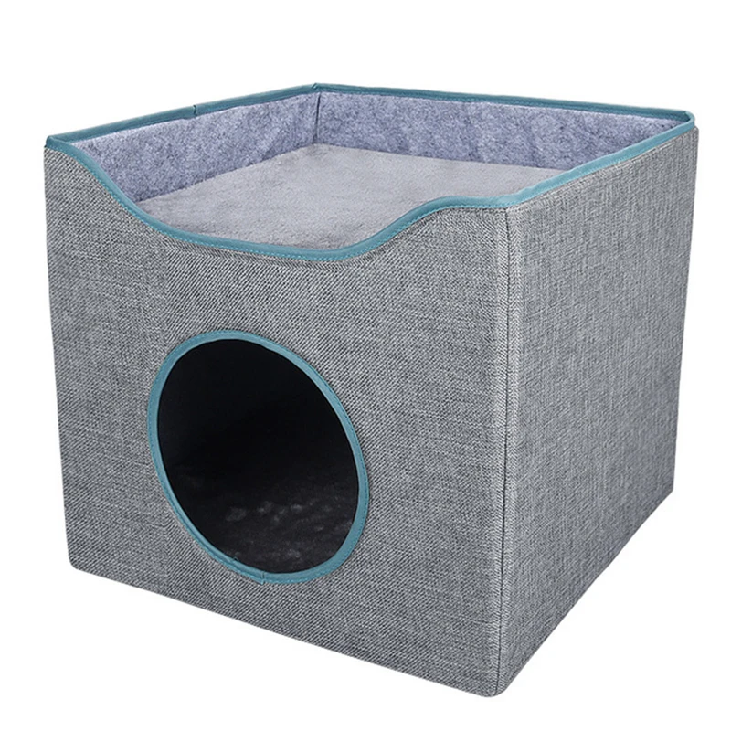 

Hot on Amazon Wholesale Washable Foldable Luxury Indoor Pet House For Dogs and Cats peace of mind housepet house