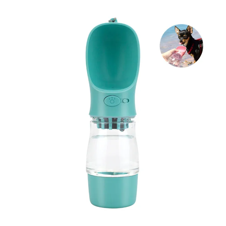 

Dropshipping Travel Outdoor Portable Collapsible Filter Pet Supplies Dog Drinking Water Bottles, Pinl/blue/white