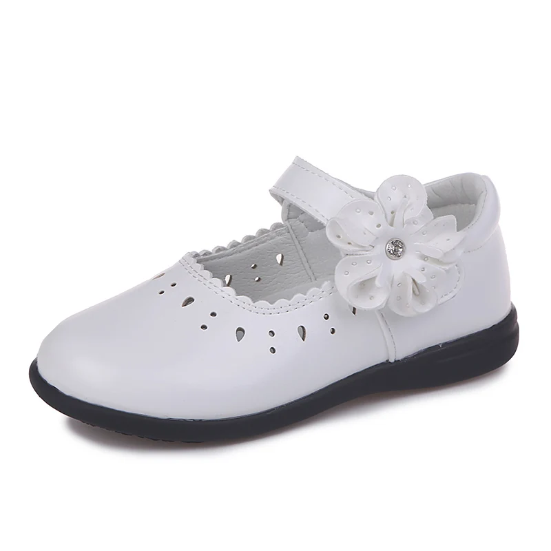 

2021 Spring Trending Little Girl Kids Mary Jane Princess Flats Children's Quality Leather School Dress Shoes
