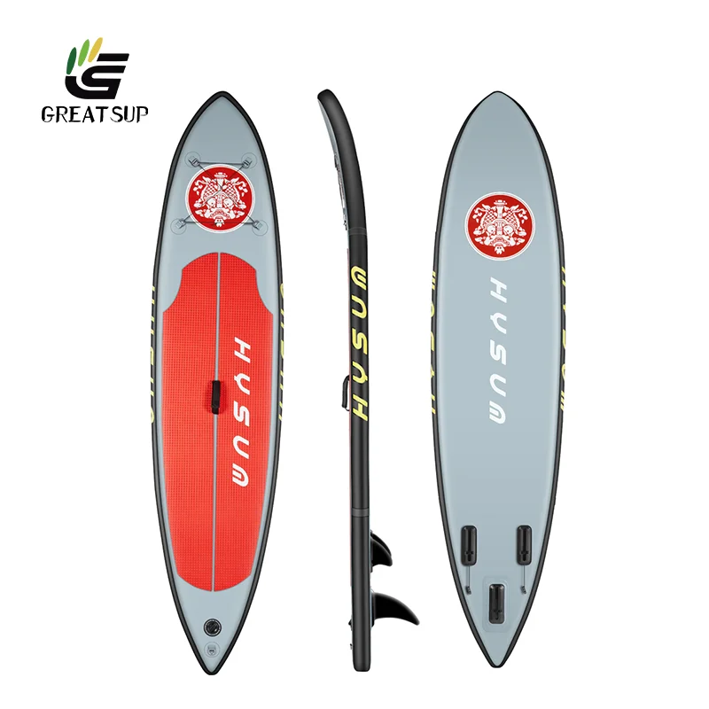 

Manufacturers Customized Water Sports Equipment Inflatable Surfing SUP Board, Red