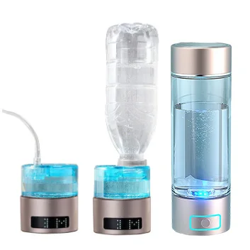 

Smart Rechargeable 1600ppb Healthy Drinking Bottle Hydrogen Rich Water Ionizer Hydrogen Water Cup