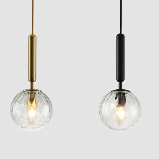 Classic Nordic Round Globe Glass Decorative  led chandelier pendant lighting Modern chandelier led for home