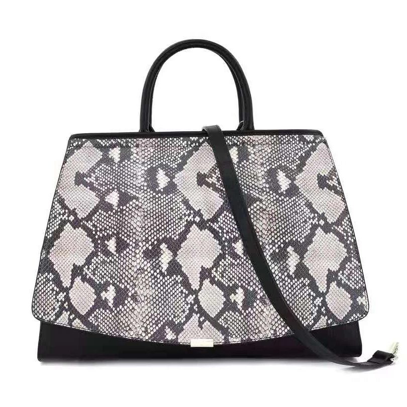 

Fashion Brand Vintage Designer Genuine Leather Python Snake Pattern Ladies Crossbody Hands Bags, More