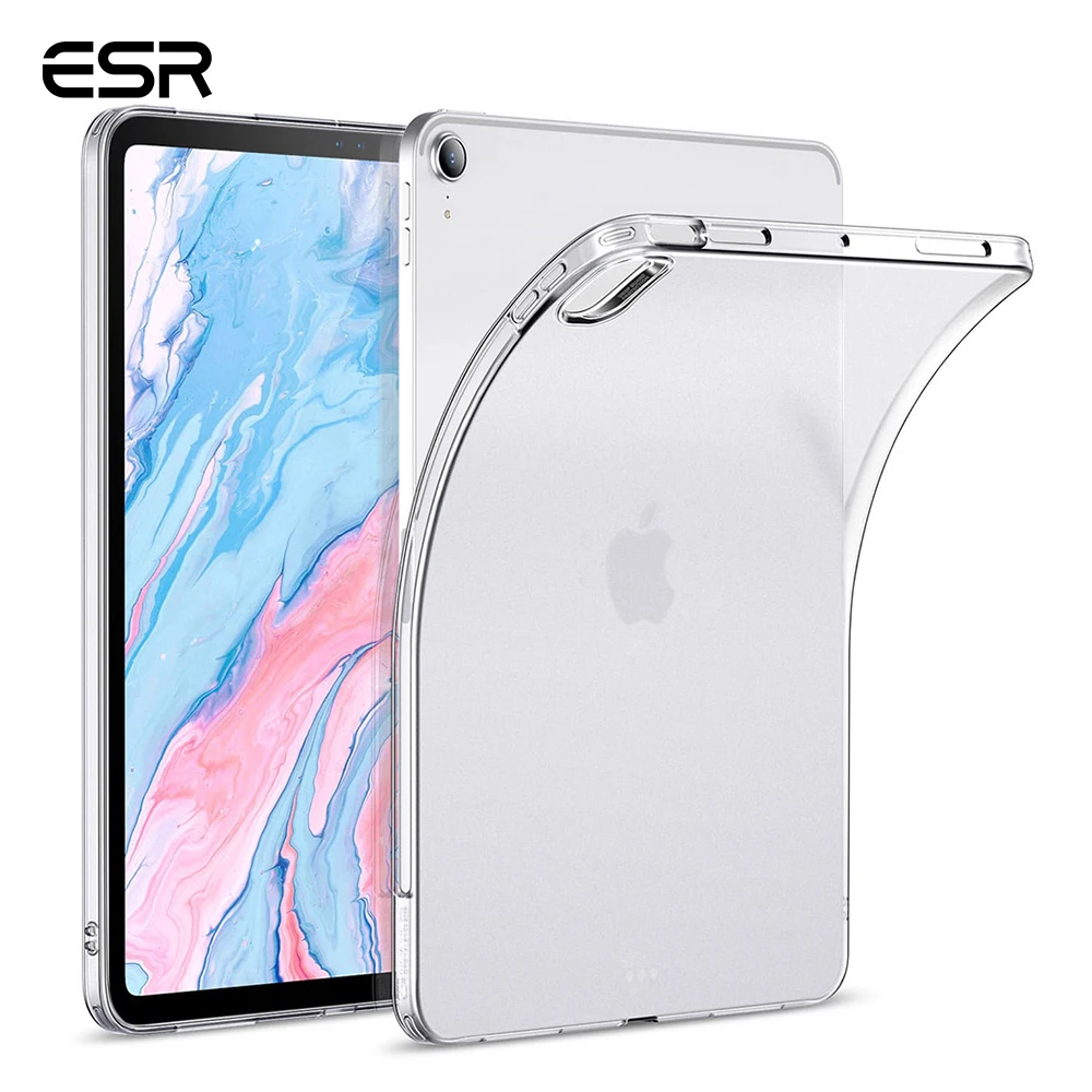 

ESR Clear Back Shell Case for iPad 10.8 inch 2020 case Fit with Smart Keyboard with Soft TPU Bumper for ipad 4th generation