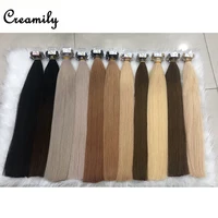 

Wholesale 100% Human Hair Double Drawn Virgin Remy Natural Tape In Hair Extension Human Hair