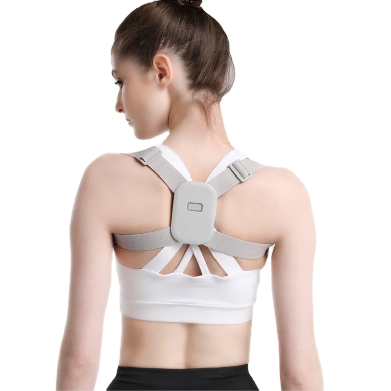 

Wholesale popular Men Women Smart Intelligent Vibrating Upright Back Posture Corrector, Grey,black,pink,blue