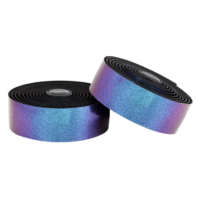 

Sweat Absorption Non Slip Aurora Color Changing Strap Reflective Bicycle Bar Tape Bicycle Handlebar Tapes, Aurora discoloration