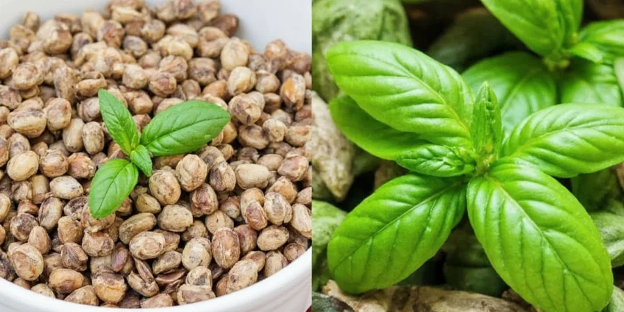 Proper storage of dried basil
