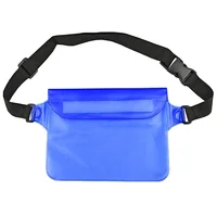 

Clear pvc transparent fanny pack with belt sports waterproof waist bag dry pouch
