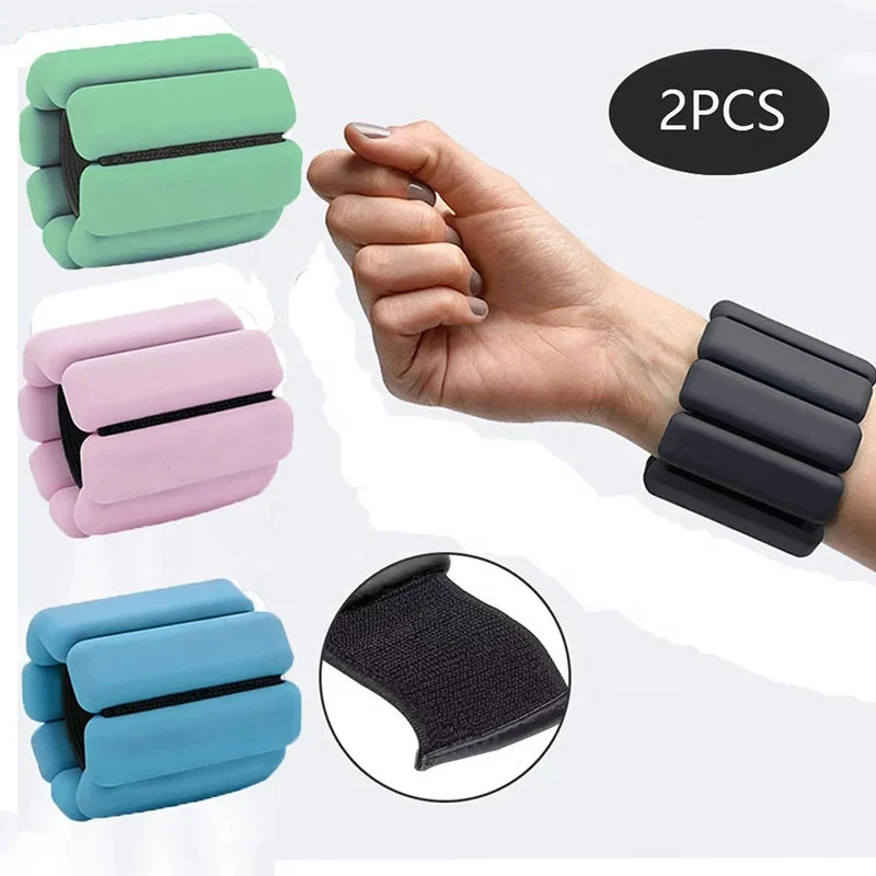 

Factory High Quality Custom Adjustable Lifting Hand Silicone Wrist And Ankle Weights Band, Colorful