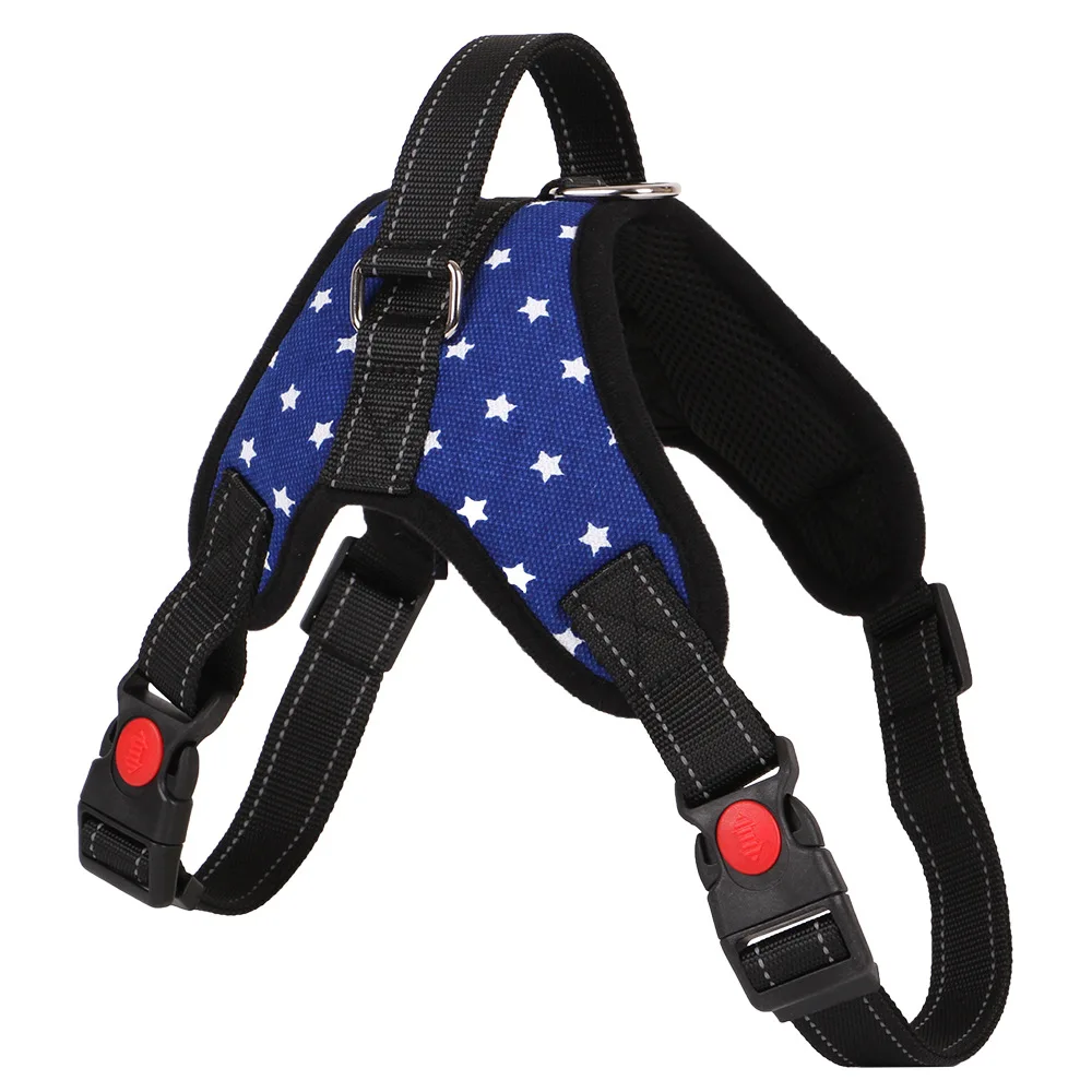 

Adjustable Pet Puppy Large Dog Harness for Small Medium Large Dogs Animals Pet Walking Hand Strap Dog Supplies, Red/blue/black