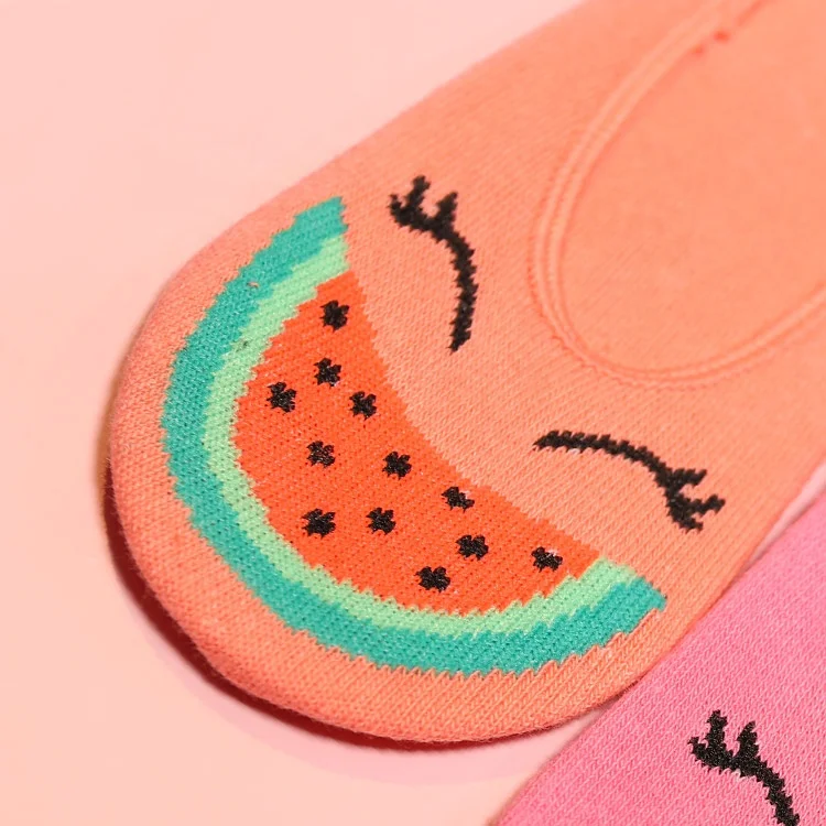 

Women no show ladies summer thin female socks silicone non-slip with candy color magic invisible boat socks, Custom color