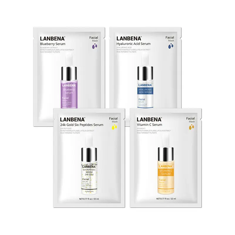 

LANBENA natural hyaluronic acid serum facial sheet mask