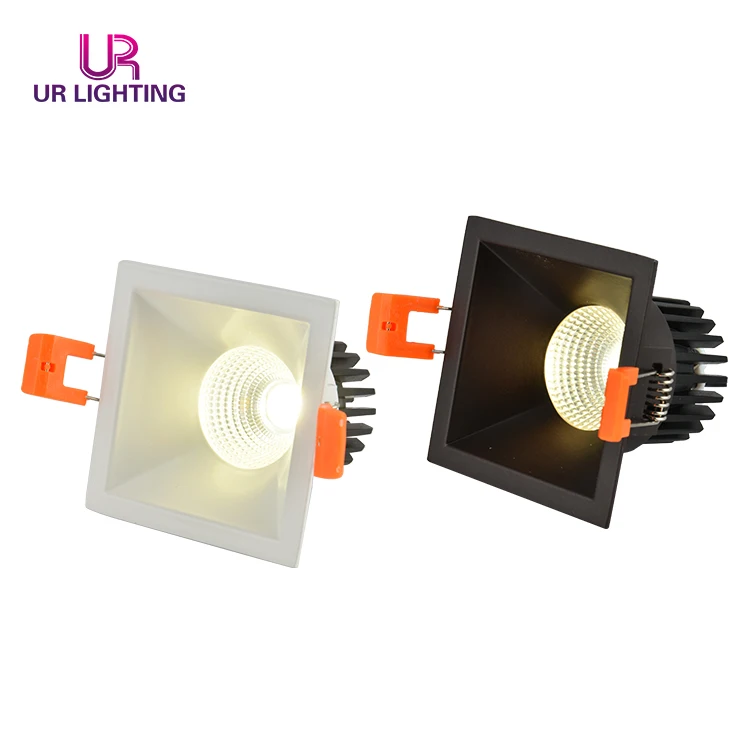 New Hotel household home indoor ceiling aluminum COB 7w Led square embedded LED Spotlight