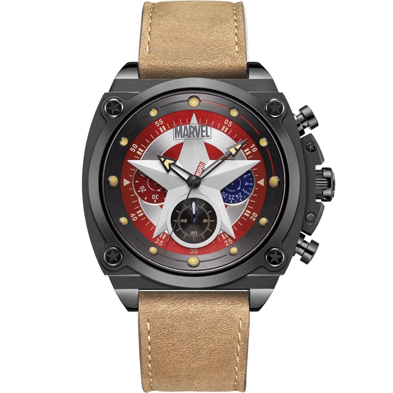 

Marvel Brand Licensing and Merchandising Chronograph Stainless Steel Ladies Quartz Watches