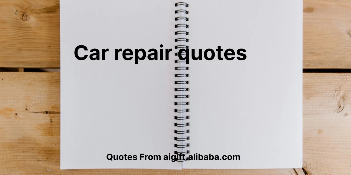 car repair quotes