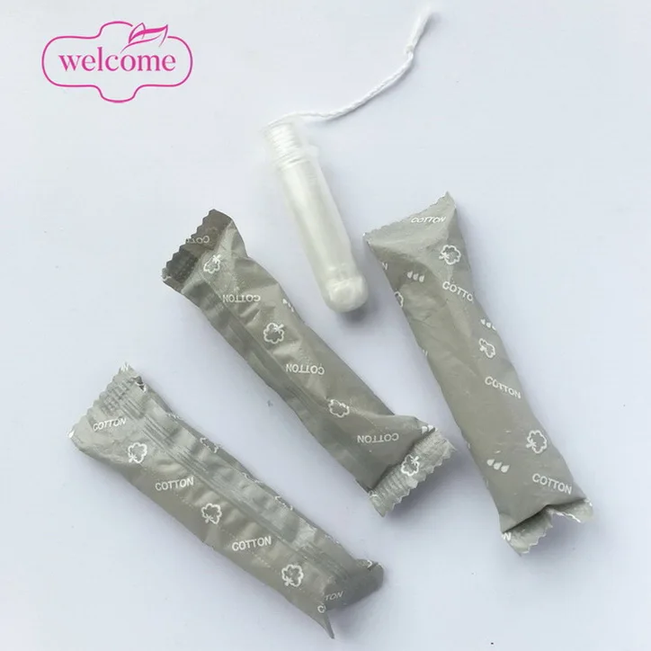 

Private Label GOTS Certified Organic Cotton Tampon Comfort Silk Touch Feminine Hygiene Travel Tampons