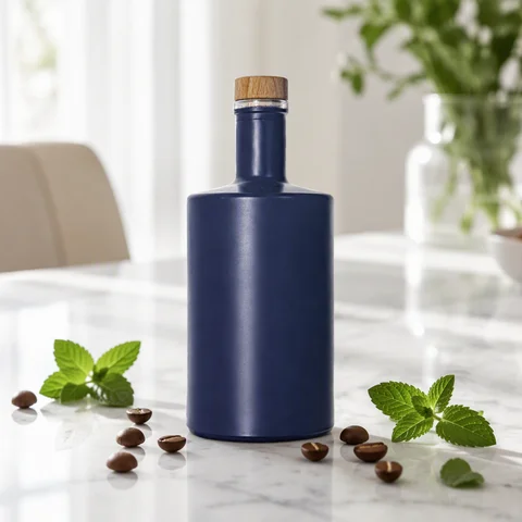 Frost-Finish Liquor Bottle product photograph