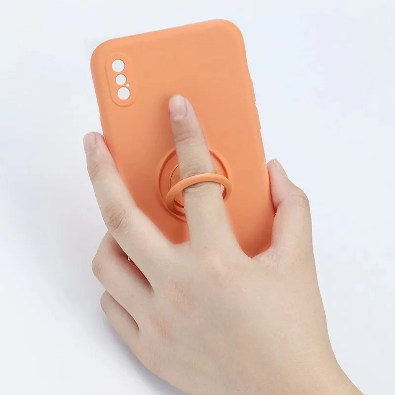

LeYi 3D phone liquid silicone case for iphone 12 11 pro max series with ring