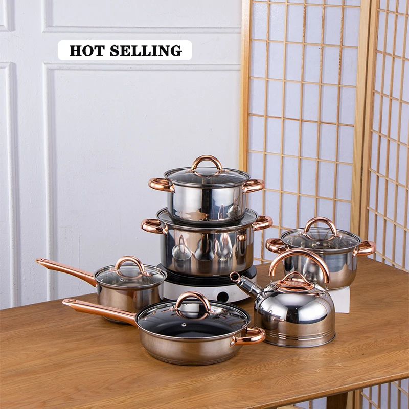 

cookware non stick set hot selling non stick cooking pot set pots cooking nonstick forged aluminum cookware sets, Stainless steel color