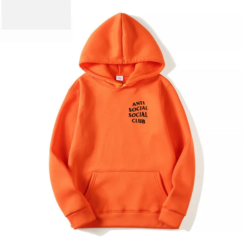 Spring 2019 new solid color sports loose hoodie men