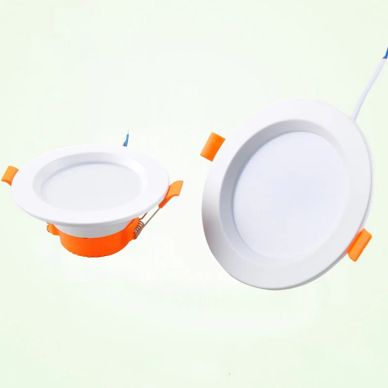 LED Downlights Aluminum housing indoor led recessed down light housing 3w led downlight ip44