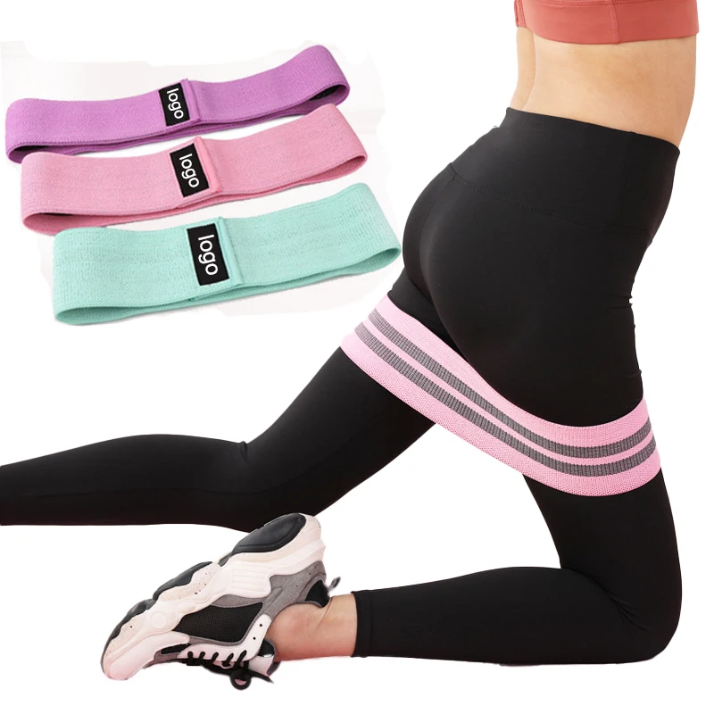 

Wholesale Custom Logo fitness bands resistance Exercise Hip Resistance Band For Fitness