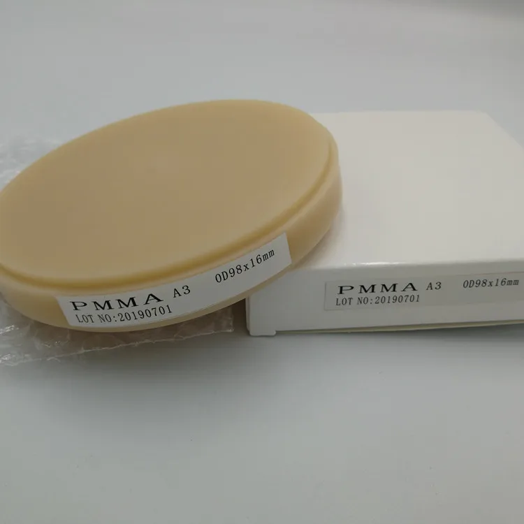 Multilayer Pmma Dental Cadcam Milling Pmma Blocks 98*16mm - Buy Dental ...