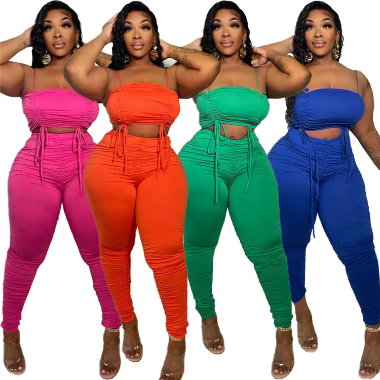 

Women Plus Size Two Piece Pants Set 2022 Women Sweat Suits Crop Tops 2 Piece Sets Women Joggers Set Pants Outfits, As picture