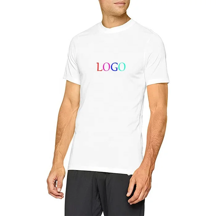 

Hot Sale Wholesale High Quality Sublimation 100% Polyester Elastane Sport Men T Shirt