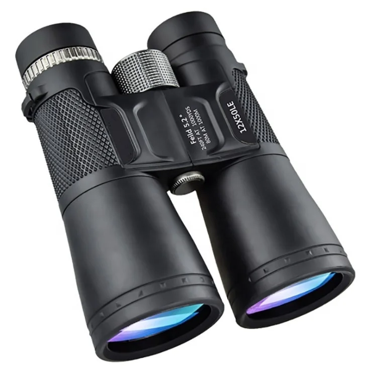 

High Quality Bak4 Prism Long Range Compact 12x50 Binoculars For Outdoor Activities, Black