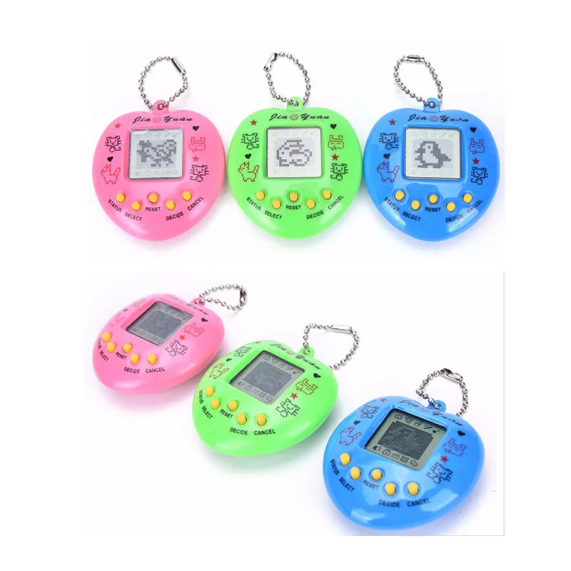 

for peach heart type electronic pet game 168 in one with beaded chain game machine mixed tamagochi electronic pets