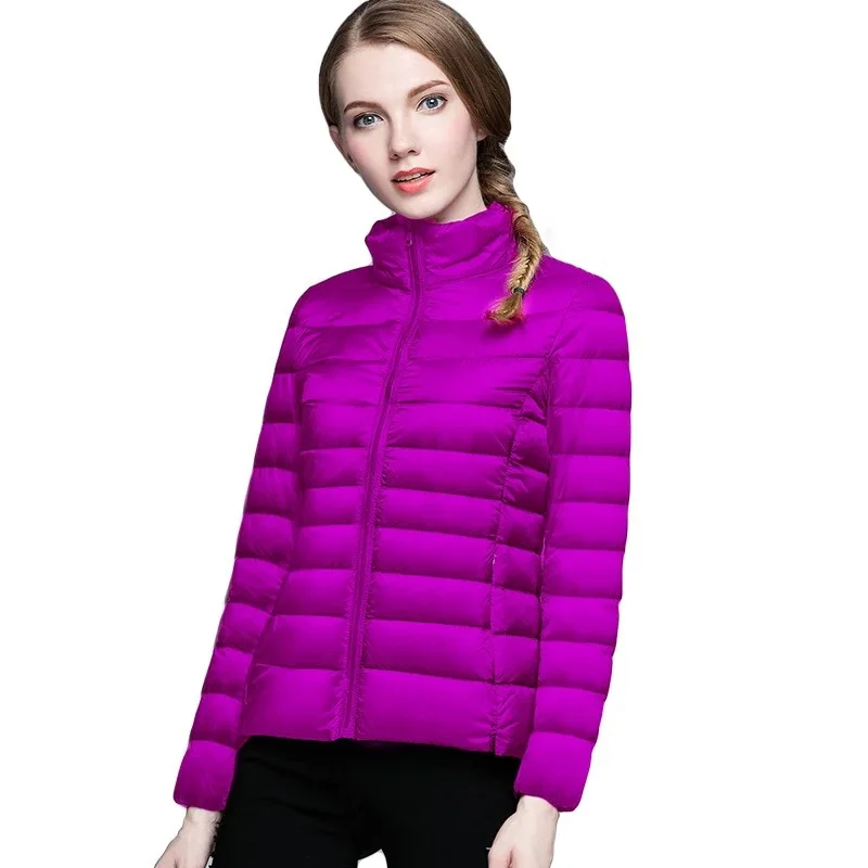 

Windbreaker Daunenjacke Damen Ultra Thin Foldable Down Lightweight Puffer Jacket Women