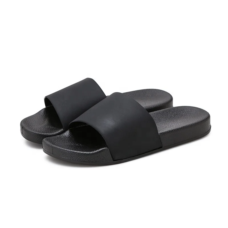 

Factory Custom Adults PVC Sole Slide Sandals Custom Logo Plain Slide Sandal, As request