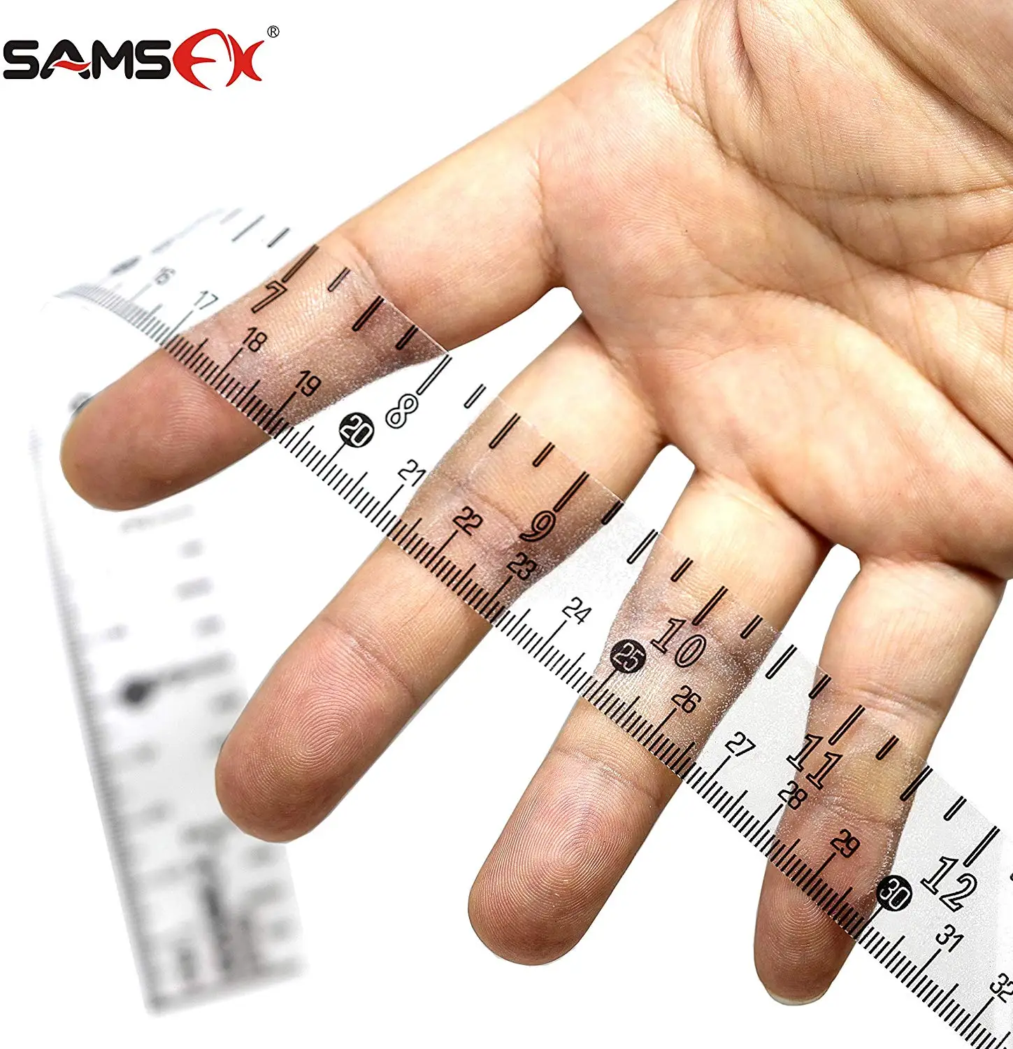 Samsfx钓鱼自粘测量尺贴纸胶带透明船鱼贴花39 “/100厘米1” 窄透明胶带 Buy 鱼胶带，透明胶带，透明船贴花 Product