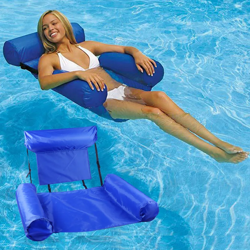 

Wholesale Swimming Pool Float Hammock Water bed chair Hammock Lounge pool inflatable float