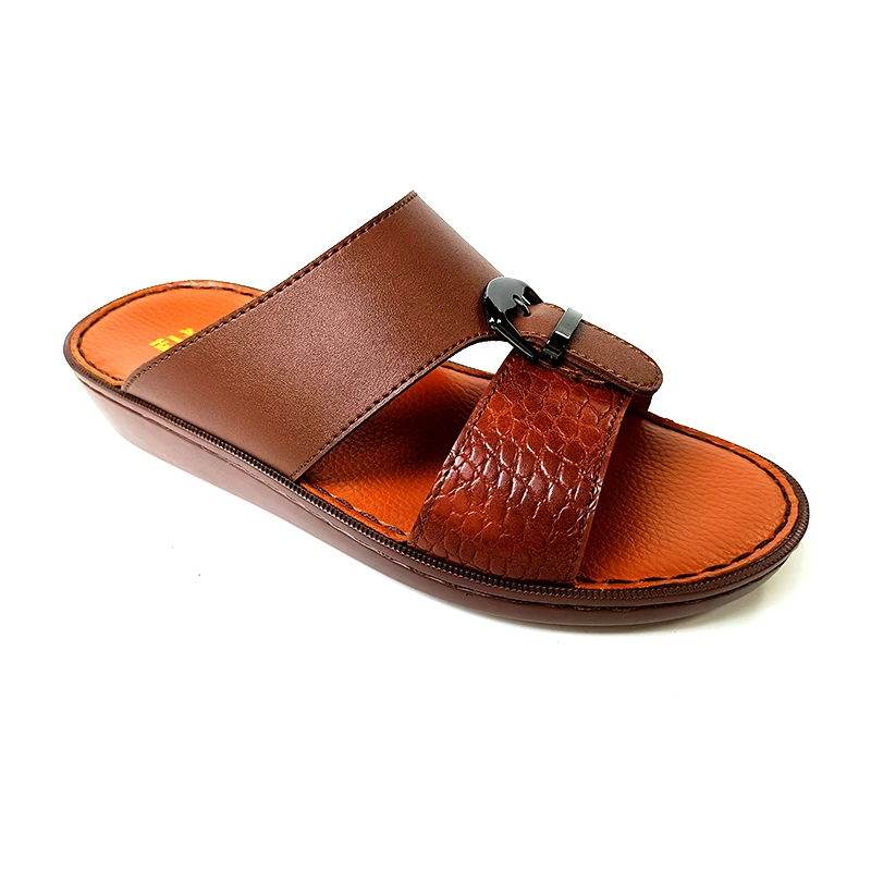 

Fashion Men's PU Arabic Sandals Factory Wholesale Slipper arabic shoes