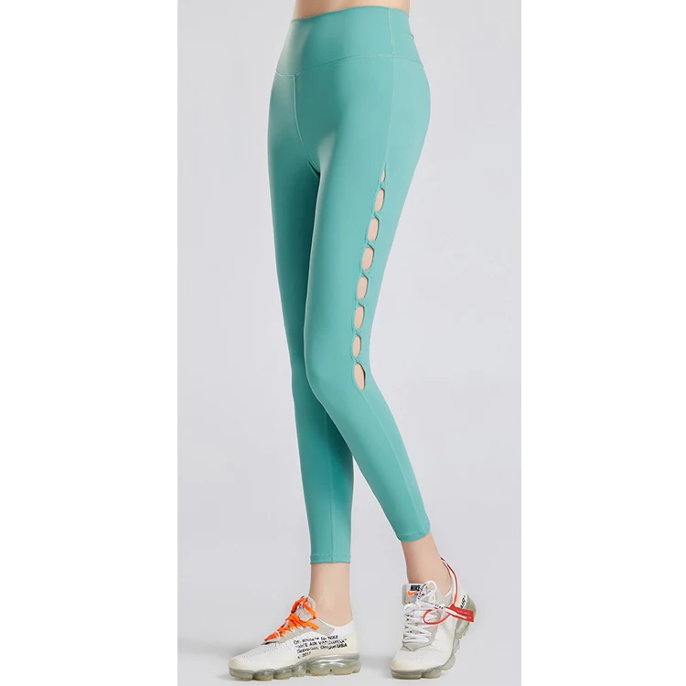 

2020 Luxury Quality Ripped Frosted Yoga Pants Leggings, 4 colors