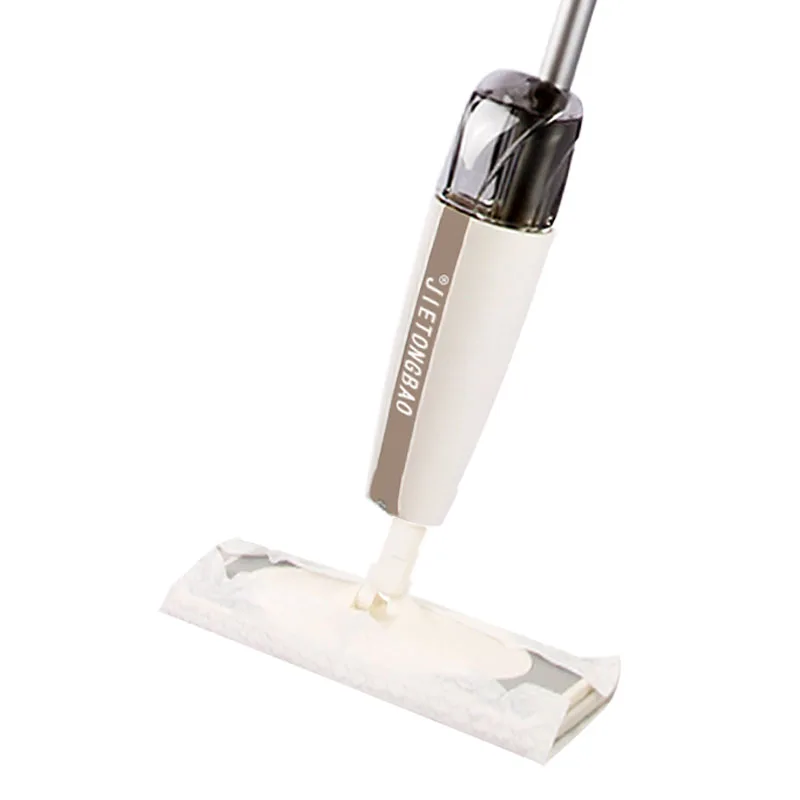 

JOYTONBO Durable electrostatic electric dust floor cleaning mop with refilled cloth housekeeping tools, Beige