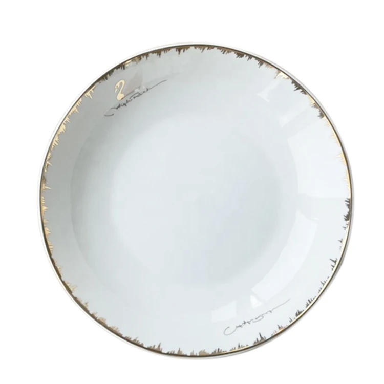 

High Quality Super White Porcelain Dinnerware Wholesale Modern Square Dinnerware