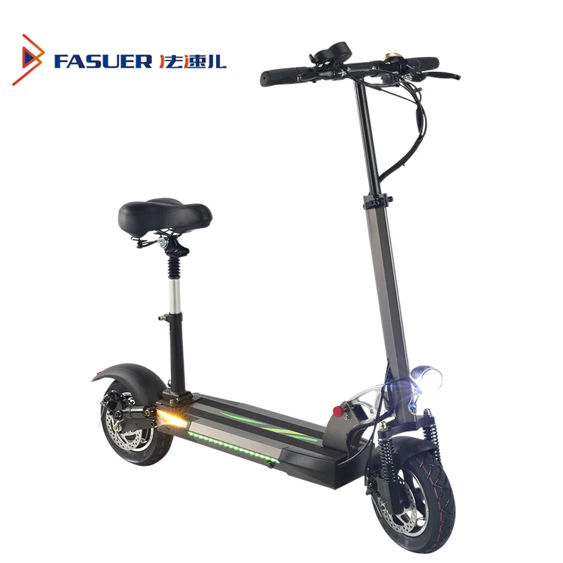 

Hot sale 10 inch 500w powerful two wheels with seat electric scooter for adult