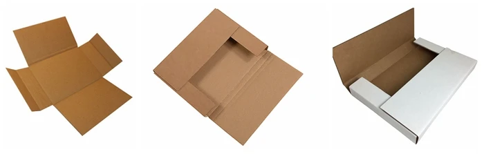 豪华牛皮易折叠瓦楞纸书盒目录经济牛皮书盒单件文件夹