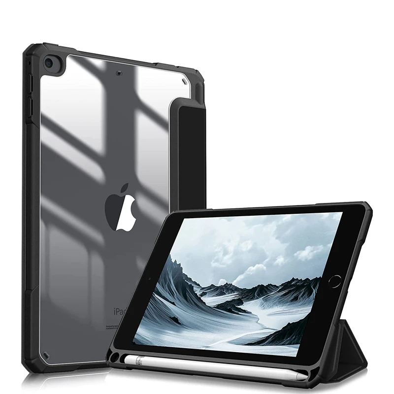 

Hot Sale Clear Tablet Protective Shockproof For Ipad Mini 4 5 Leather Case Cover