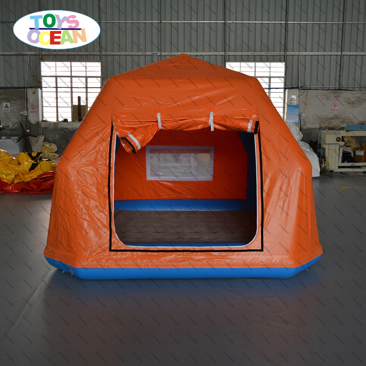 

2021 new style outdoor inflatable shallow tent floating camping water tent for sale, Customized